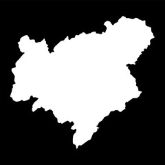 Scottish Borders map, council area of Scotland. Vector illustration.