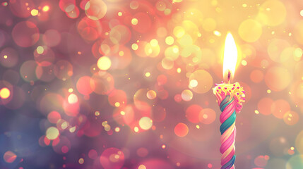 Digital illustration of a birthday card with a glowing aura set against a simple background ideal for striking wallpapers or ads
