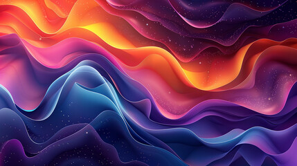 Obraz premium Immerse in the vibrant world of abstract art with these stunning graphics, showcasing dynamic waves of color and intricate patterns, perfect for adding a touch of creativity and energy to any project