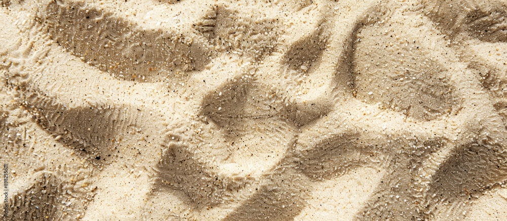 Poster beach sand texture as a backdrop for a copy space image