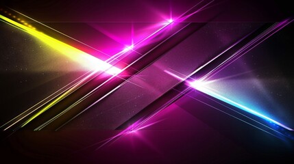 Abstract background with glowing lines and sparkles crossing