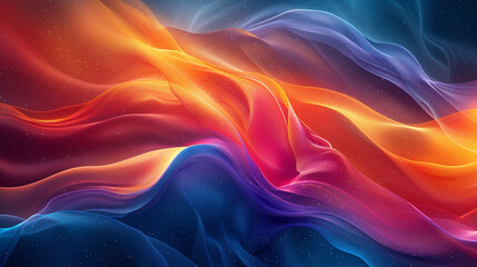 Obraz premium Immerse in the vibrant world of abstract art with these stunning graphics, showcasing dynamic waves of color and intricate patterns, perfect for adding a touch of creativity and energy to any project