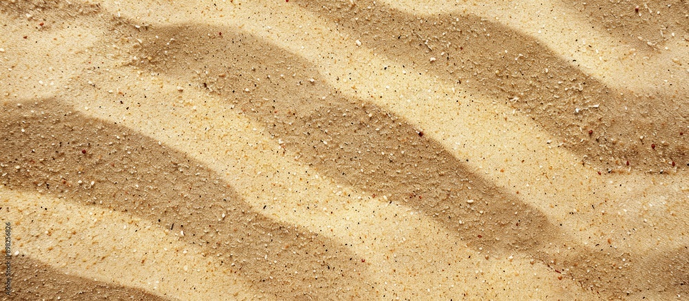 Poster Beach sand texture as a backdrop for a copy space image