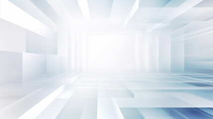 Fototapeta premium Modern white and light grey square overlapped pattern on background with shadow. white background. Minimal geometric white light background abstract design. Elegant white and grey Background.