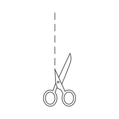 Scissors icon template. Vector illustration