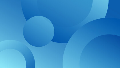 Abstract blue background with circles. geometric shapes background for flyer, poster, brochure, cover
