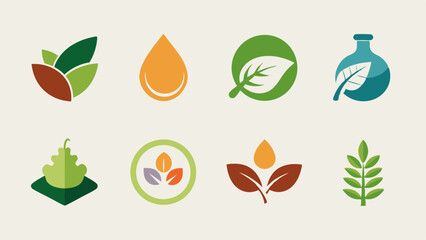 Unique Natural Product Logos for Organic Brands.