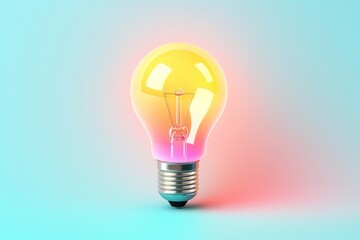 Light lightbulb illuminated electricity.