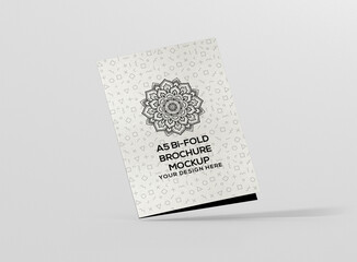A5 Bi Fold Brochure Mockup 3