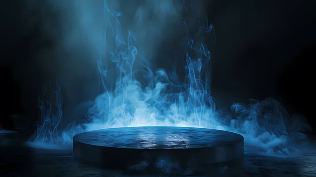 A high-tech stage display platform