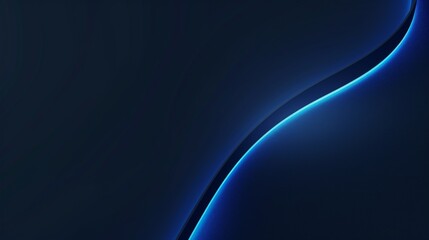 Abstract blue light effect background forming curved lines