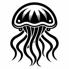 Jellyfish icon vector