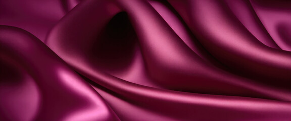 Obraz premium Luxury Maroon satin smooth fabric background