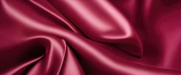 Obraz premium Luxury Maroon satin smooth fabric background