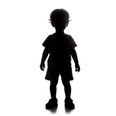 child silhouette, kids silhouette.