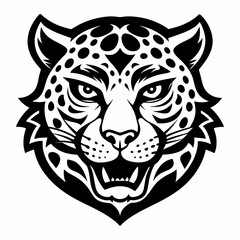 Leopard icon vector