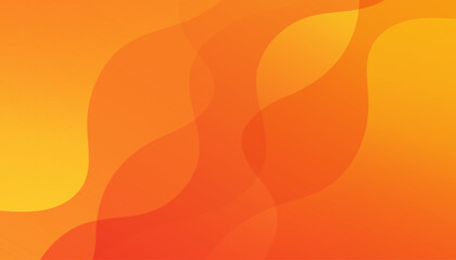 Abstract orange wave background. Fluid shapes composition. It is suitable for posters, flyers, websites, covers, banners, advertising
