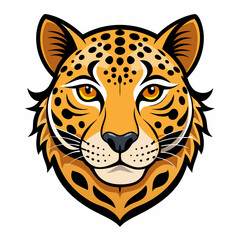 Leopard icon vector