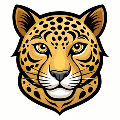 Leopard icon vector
