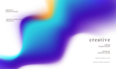 Trendy gradient mesh abstract design background. Abstract digital background