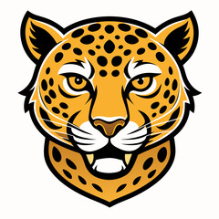 Leopard icon vector