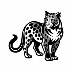 Leopard icon vector