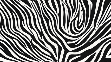 Zebra stripe pattern with black and white contrast