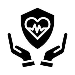 Obraz premium Healthcare Vector Glyph Icon Design