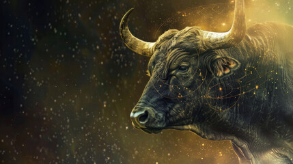 Naklejka premium Astrology Insights for Taurus