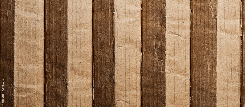 Poster closeup of a seamless cardboard texture for background or surface suitable for horizontal and vertic