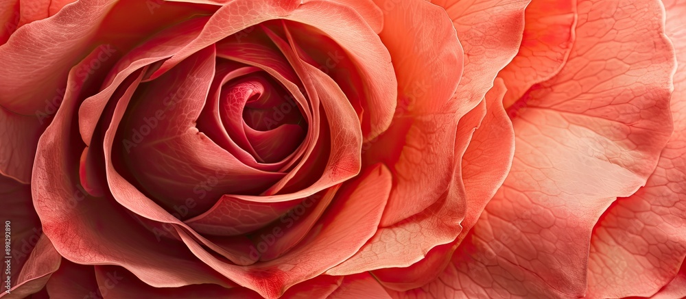 Fototapete An abstract background with a close up of a blooming rose flower head perfect for adding text or images into the copy space image