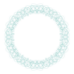 繊細なフレームイラスト（線画）