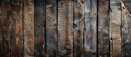 Close up view of a wooden plank background with copy space image