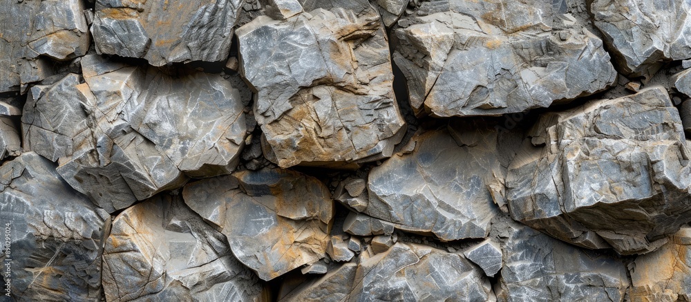 Poster Close up of a seamless rock texture and surface background with copy space image