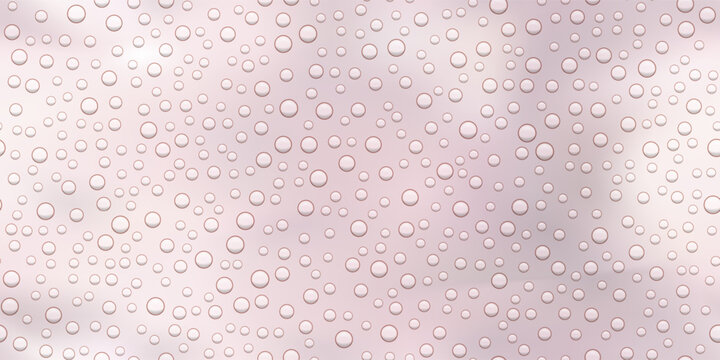 Pnik gel macro texture presenting a smooth pattern of air bubbles. A two-phase liquid liposome serum or micellar skincare tonic seen under a microscope. Vector seamless bg.