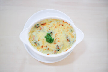 Baked spinach or Baked spinach with cheese