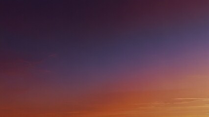gradient blend transitioning from warm orange to deep purple, mimicking the colors of a stunning sunset, with a soft glow to enhance the serene atmosphere
