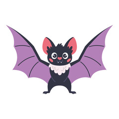 Bat, vector illustration, hand drawn