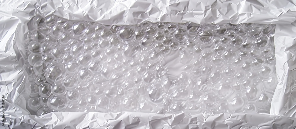 Leinwandbilder bubble wrap lined envelope for shockproof protection include phrase copy space image