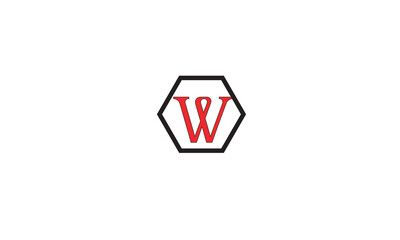 W, WW, Abstract Letters Logo Monogram	