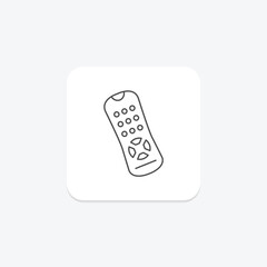 Remote thinline icon , vector, pixel perfect, illustrator file