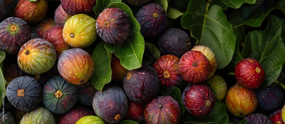 Poster the bordissot negra rimada fig tree and its unique variegated fruits make for an eye catching copy s