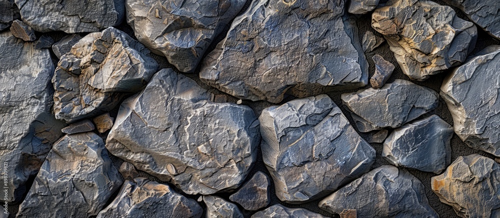 Poster Close up of a seamless rock texture and surface background with copy space image