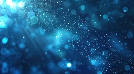 Obraz premium particle waves on dark background