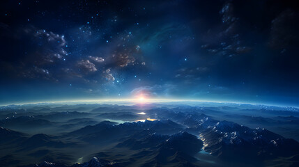 Pristine View of Earth’s Mesmerising Beauty from Unraveling Infinity of Space