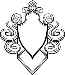 elegant royal badge