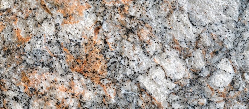 Detailed close up of a standard granite texture with copy space image