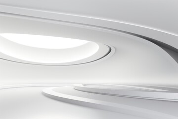 Free abstract white background minimal futuristic architectural space wallpaper