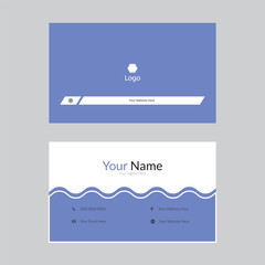 Naklejka premium Corporate Business Card Template Design
