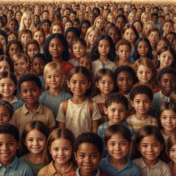 Celebrating World Children's Day: A Colorful Gathering of Joyful Kids